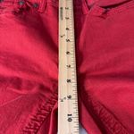 Red Skinny Jeans Size 2 Photo 7