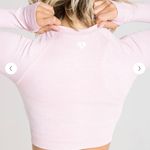 Womensbest Matching Seamless Leggings And Long sleeve CropTop Photo 2