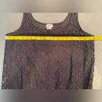 Love...Ady Mini‎ dress, black lace, ruffle hem. No zipper, SZ 1X Photo 5