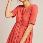 Anthropologie  Akemi + Kin Veria‎ Swing Tunic Blouse Top Orange/Rust Size S BIN E Photo 0