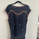The Great. The Beaded Corridor Dress New Blue Photo 6