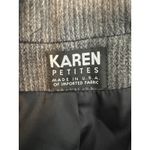 Women's Karen Petites Gray Wool Blend Trench Dress Coat, Sz: 8P (b7a) Photo 5