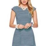 Lilly Pulitzer Blue&White Stripe Briella Fit&Flare Dress Sz.S Photo 1