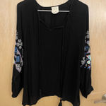 Harper Heritage  Black Boho Blouse – Flowy – Medium” Photo 1