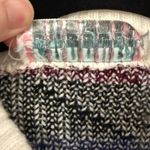 Vintage 80s Croquet Club Knit Grandpa Oversized Sweater Coogie Style 3D Burgundy White Size M Photo 5