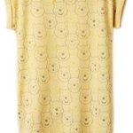 Disney New With Tags  Winnie The Pooh Yellow Nightshirt Tunic Faces Size Medium Photo 0