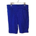 kim rogers Blue Polka Dot Long Shorts Photo 0