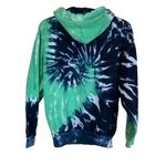 Exist Outer Banks North Carolina medium blue green tie dye long sleeve hoodie Photo 1