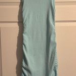 Beginning Boutique Blue Ruched Side Mini Dress Photo 0
