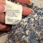 Rebecca Minkoff DEXTER FLORAL BLUE WHITE CREAM PRINT FLOWY TUNIC DRESS S Photo 6