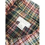 Christopher & Banks Multicolored Woven Chenille Plaid Jacket | Size S Photo 15