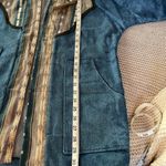 MARY REYNOLDS DESIGN M/L Blue Textured Denim Western Open Duster Tassel Jacket Photo 10