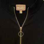 Show Me Your Mumu Black Quarter Zip Sweater Maxi Dress Size Medium Photo 2