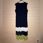 Studio One  Black and Green High Low Dress Photo 2