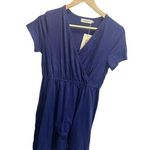 Leadingstar Womens Navy Blue Dress M Short Sleeved A Photo 2