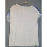 ZARA ✨ White&Blue Print Sleeveless Shirt Blouse✨ Photo 3