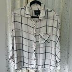 Rails Hunter Soft Slouchy Oversize Dolman Sleeve Button Down Shirt Open Pocket S Photo 4