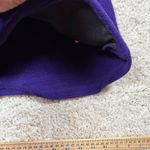 Lands' End Purple Fleece 1/4 Zip Pullover Top Women's L Polyester PolarTec Photo 6