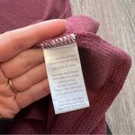 Toad & co maroon thermal knit long sleeve swing dress Size M Photo 5