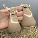 SERGIO ROSSI Thong Sandals Womens Size 40 US 10 Summer Beachy Leather Italy Luxe Tan Photo 3