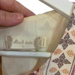 Altar'd State Altar’d State large cream and red patch work dress sleeveless dress flowy boho Photo 6