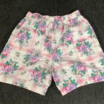 Vintage Whitefish Bay Floral Shorts Size M Purple Size M Photo 2