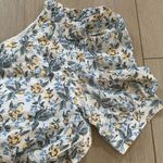 EN SAISON Top White Green Yellow Maeve Floral Cropped One Shoulder Small Photo 2