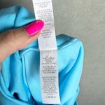 Aerie Offline By Real Me Crop High Rise Yoga Pants Blue Shine size L Photo 5