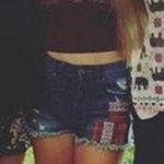 PacSun Bullhead Denim Embroidered Mom Shorts Photo 2