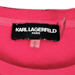 Karl Lagerfeld Paris | Small | Vibrant Berry Signature Logo Knot Front Tank Top Photo 2
