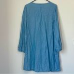 Old Navy  Light Blue Long Sleeve Lightweight Denim Shirt Dress - Size: Medium Photo 5