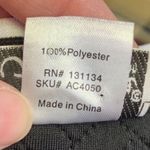 Vintage Alexandra Collection Womens Vest Faux Leather Chevron Black White Small Photo 11