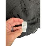 Nine Britton  sheer black long sleeve size small NWT - small snag in back see pic Photo 10