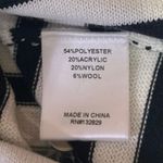 Lovers + Friends NEW  White Black Striped Knit Wool Mini Pencil Skirt Size M Photo 4