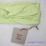 Stone Fox Swim NEW  x Free‎ People lele knotted bandeau bikini top, size M Photo 3