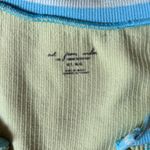 Urban Outfitters Light Green and Blue Trim Baby Tee Photo 1