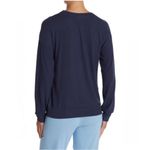 P.J. Salvage 💕💕 Long Sleeve Pajama Top Navy Blue Striped Loungewear XL NWT Photo 3