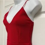 Missguided Red Skort Wrap Romper - Photo 4