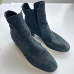 Munro BLACK SUEDE HEELED ANKLE BOOTS WOMENS SIZE 9 Photo 1