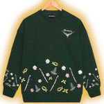 Her Universe The Lord of the Rings Embroidered Crewneck Sweater (Unisex Large) Photo 0