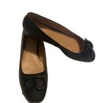 NYDJ  Women’s Faiza Nappa Leather Black Metal Bit Slip On Shoes Size 6.5 SEE DESC Photo 0