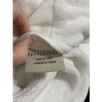 Pottery Barn  Robe Womens Medium White Plush Cozy Bath Lounging Relaxation Photo 2