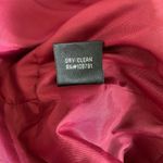 Aidan Mattox Burgundy & Gold One Shoulder Silk Mini Dress Photo 6