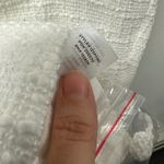 Lulus Elevated Attitude Tweed Sleeveless Top White Size L Photo 6