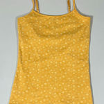 SO Wear It Declare It  Yellow Butterfly Print Shelf-Bra Cami Camisole Tank Top Shirt Size S 💛✨ Photo 0