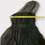 Double Crazy Tulle & Gold Glitter Mini Party Dress Size Small #219 Black Photo 5