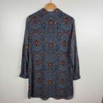 CAbi  Womens Provincial Floral Tunic Dress Sz Medium Blue Boho Flowy‎ Lightweight Photo 2
