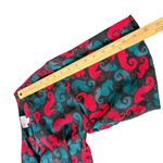 LuLaRoe Seahorse Print Kimono Size S Open Front Fringe Trim Layering Sea Life Photo 7