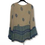 Free People boho paisley bell sleeve romper Photo 2