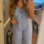 Pinstripe Jumpsuit Size L Photo 2